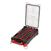 Milwaukee ShockWave™ Krachtdoppenset 1/2" Vierkant | Lang | in PACKOUT™ | 16-delig - 4932480943