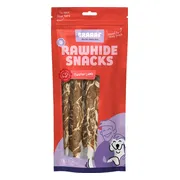 10x Braaaf Hondensnack Twister Lam - Vis 180 gr