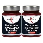 2x Lucovitaal Melatonine Puur 0,299mcg 200 tabletten