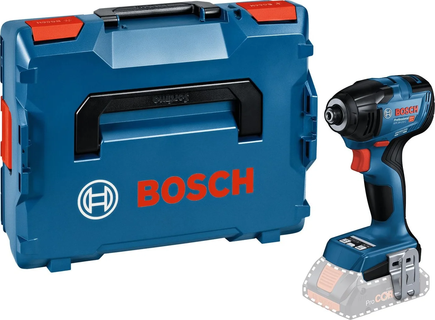 Bosch Professional GDR 18V-210 C Accu slagschroevendraaier 210Nm 18V Basic Body in L-Boxx - 06019J0101