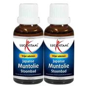 2x Lucovitaal Japanse Muntolie Stoombad 30 ml