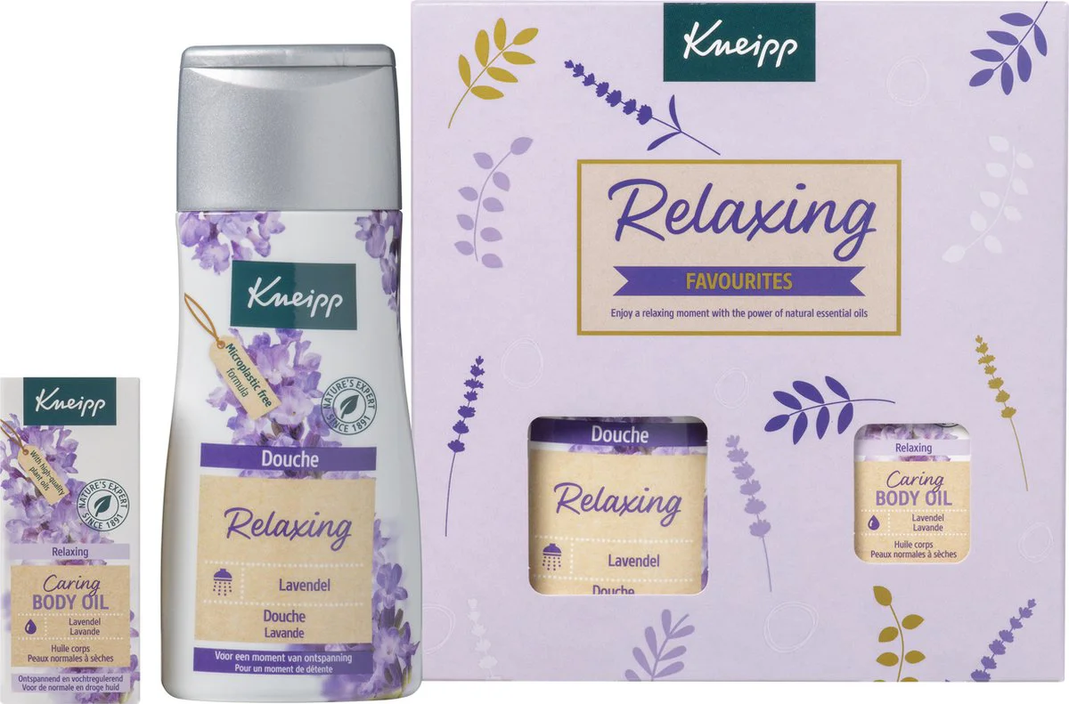 Kneipp Geschenkset Relaxing Favourites Douche & Body Oil 1 set