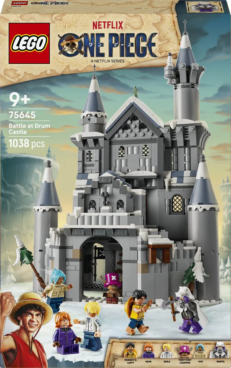 LEGO One Piece Slag bij kasteel Drum 75645