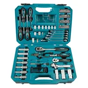 Makita E-08458 Handgereedschapset 87-delig In kunststof koffer