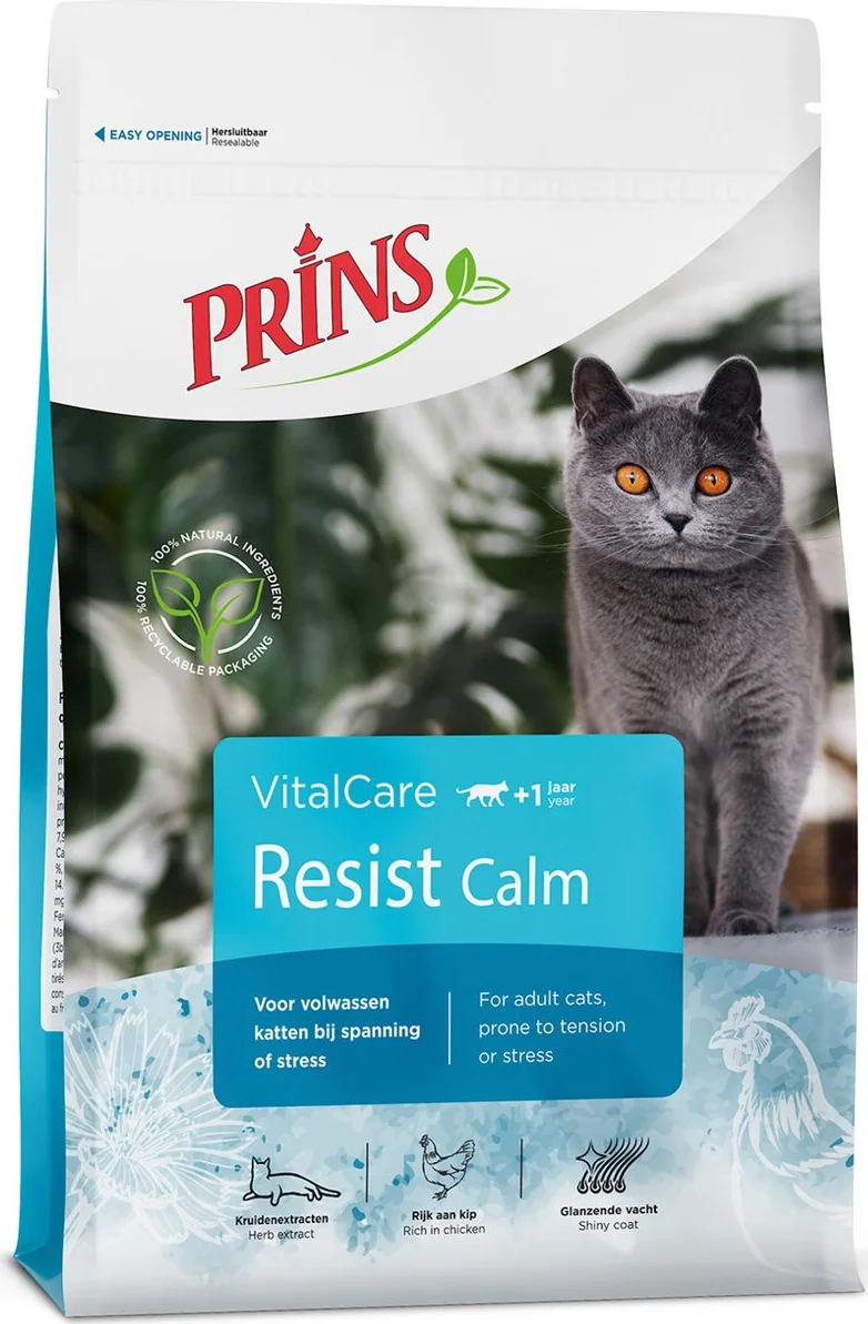 Prins VitalCare Resist Calm Kattenvoer 4 kg