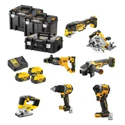 DeWALT DCK706P3T Accu combiset 7-delig 18V XR 5.0Ah in TSTAK