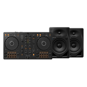 Pioneer DJ DDJ-FLX4 + Pioneer DJ DM-50D-BT Zwart