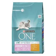 Purina ONE Kattenvoer Droog Junior Kip - Volkoren Granen 1,5 kg