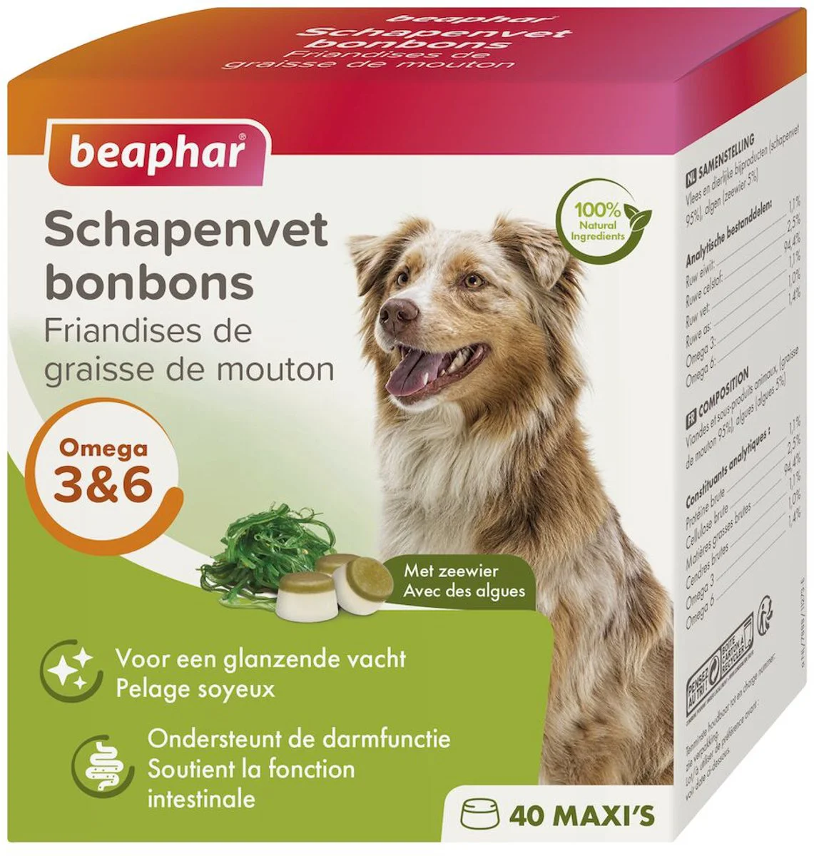 Beaphar Schapenvet Bonbons Zeewier 245 gr