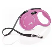 Flexi Rollijn Classic Tape 5 mtr tot 15 kg Roze