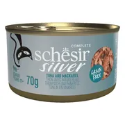 12x Schesir Silver Cat Bouillon Tonijn & Makreel 70 gr