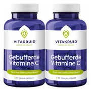 2x Vitakruid Gebufferde Vitamine C 90 vegacapsules