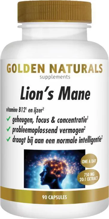 Golden Naturals Lion’s Mane 90 capsules