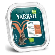 Yarrah Bio Alu Paté Grainfree Kattenvoer Nat Kip & Eend 100 gr
