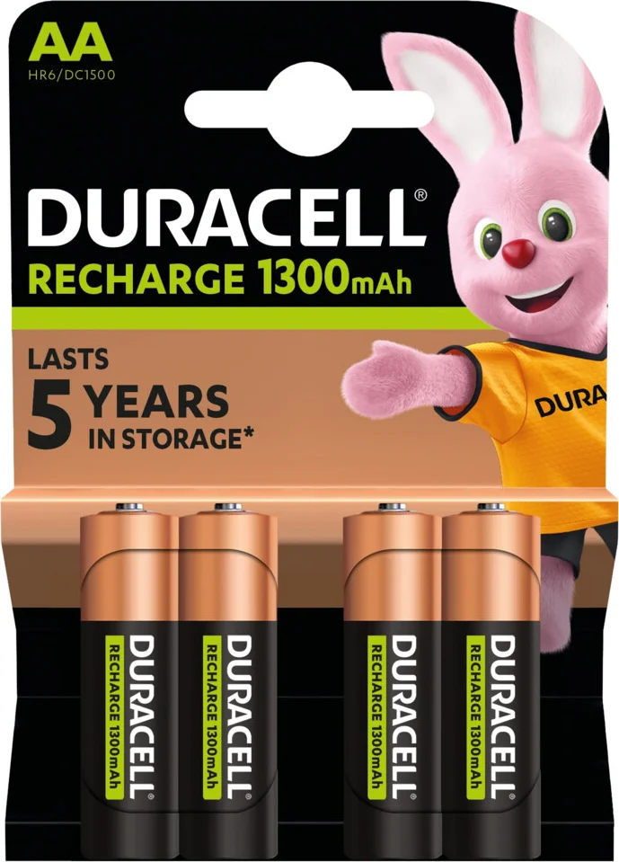 3x Duracell Oplaadbare Batterijen Plus AA 4 stuks