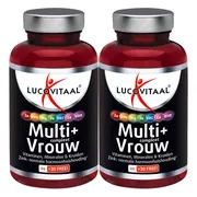 2x Lucovitaal Multi + Compleet Vrouw 120 tabletten