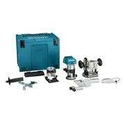 Makita RT001GZ15 Accu boven- en kantenfrees + geleiderail adapter XGT 40V Max Basic Body in Mbox