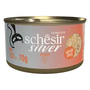 12x Schesir Silver Cat Bouillon Kip 70 gr