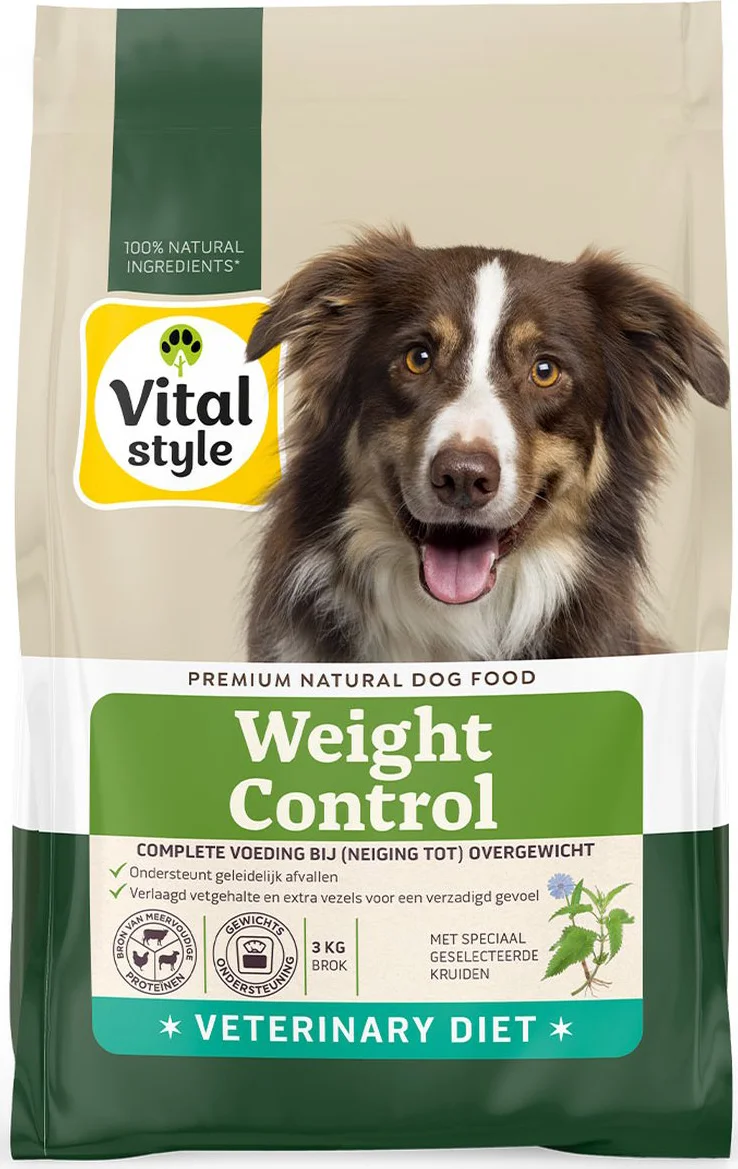 Vitalstyle Weight Control Hondenvoer 3 kg
