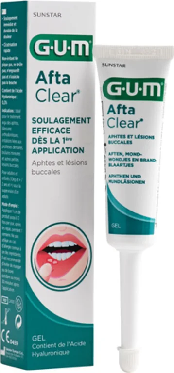 4x GUM AftaClear Mondgel 10 ml