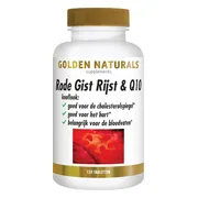 Golden Naturals Rode Gist Rijst & Q10 Vegan 120 tabletten