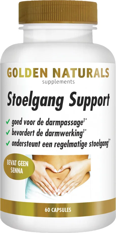 2x Golden Naturals Stoelgang Support 60 vegacapsules