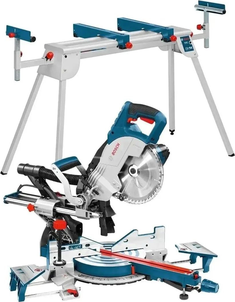 Bosch Professional GCM 8 SJL Afkortzaag 216mm 1600W + Onderstel GTA 2600 - 0615990FV8
