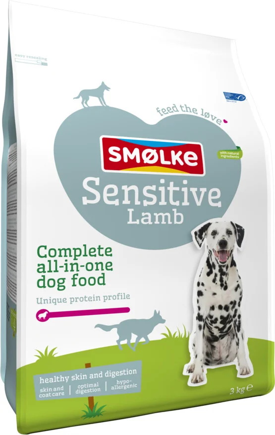 Smolke Hondenvoer Sensitive Lam 3 kg