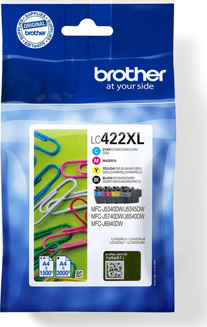 Brother LC-422XL Cartridge Combo Pack