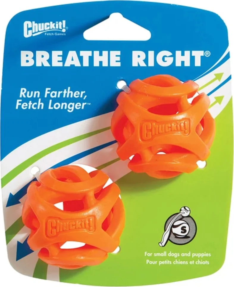 Chuckit Breathe Right Fetch Ball Medium 2-pack 6 cm