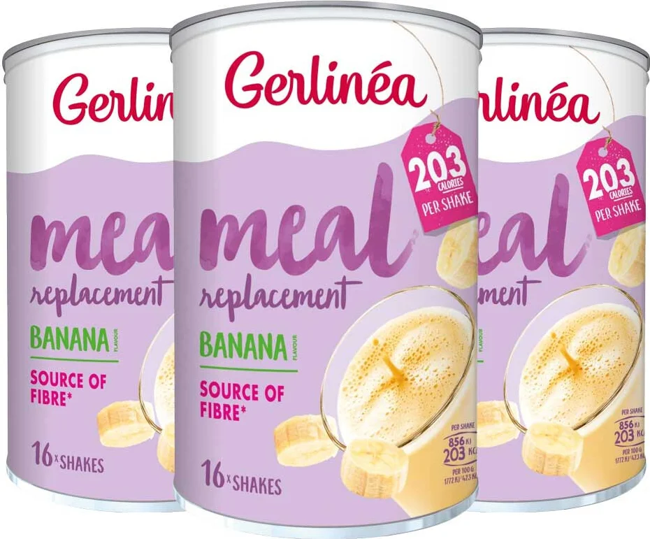 3x Gerlinea Milkshake Banaan 436 gr