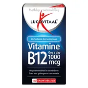 3x Lucovitaal Vitamine B12 1000mcg 180 kauwtabletten