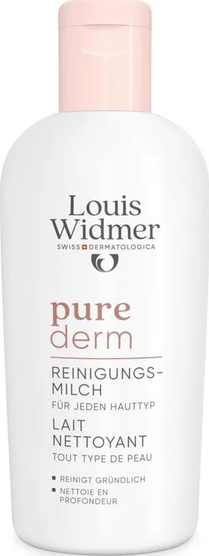Louis Widmer Purederm Reinigingsmelk Licht Geparfumeerd 200 ML