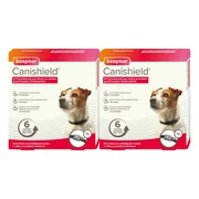 2x Beaphar Canishield Anti Vlooien en Tekenband Hond S - M 48 cm