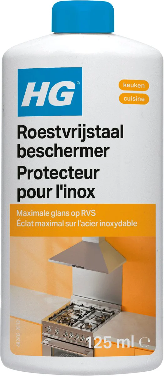 HG Keuken Roestvrijstaal Beschermer 125ML