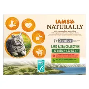 IAMS Naturally Senior Multipack Land & Sea 12 x 85 gr