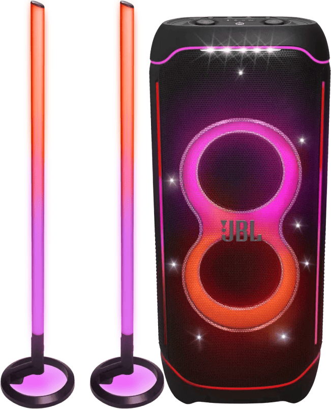 JBL Partybox Ultimate + 2x JBL Partylight Stick