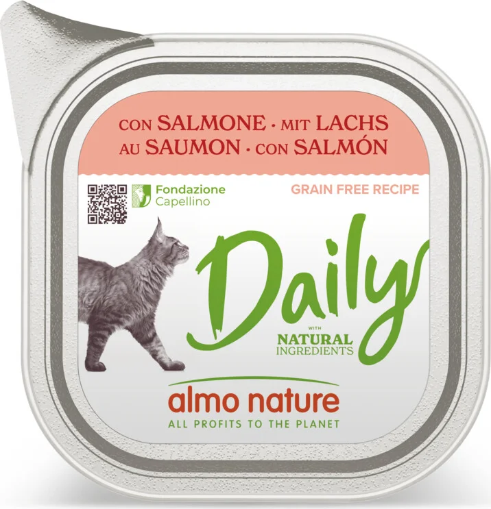 Almo Nature Daily Kattenvoer Zalm 100 gr