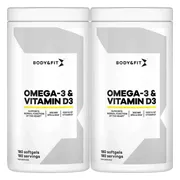 2x Body & Fit Omega-3 + Vitamine D3 180 capsules