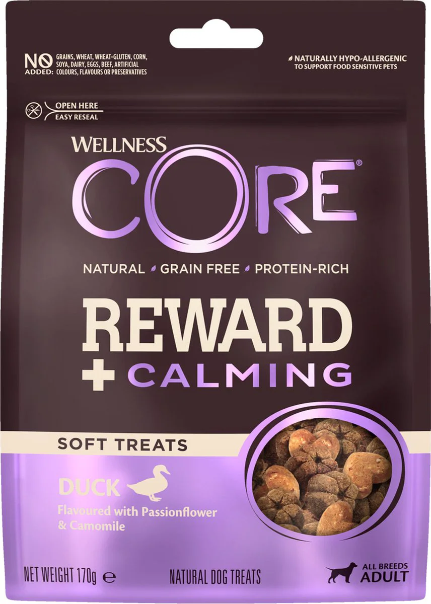 Wellness Core Reward+ Treats Duck Calming 170 gr