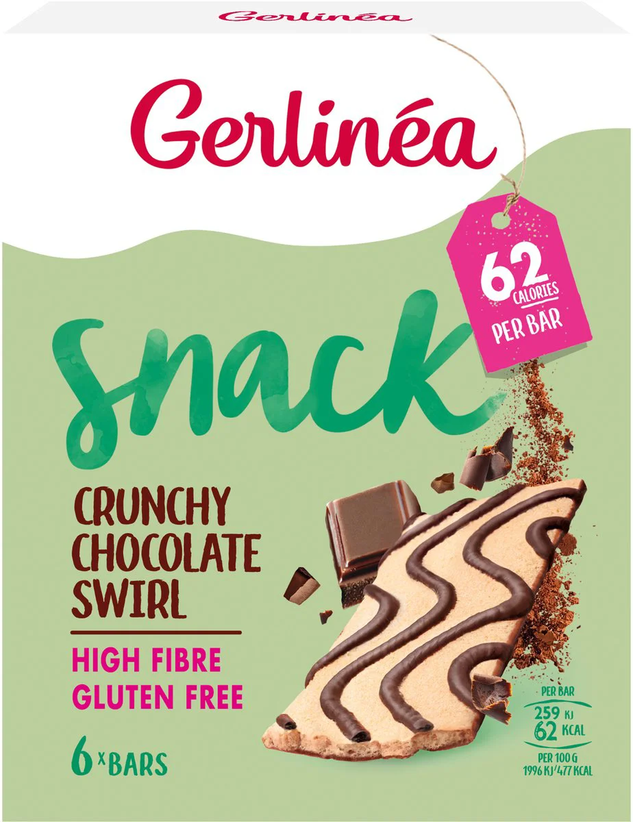 Gerlinea Repen Crunchy Choco Swirl Glutenvrij 78 gr
