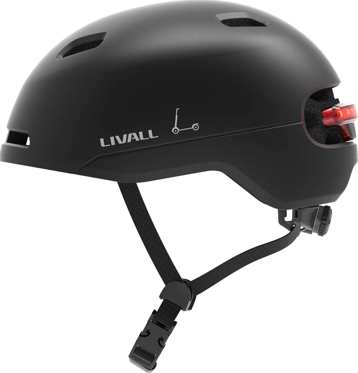 Livall C21 Smart Fiets Helm Medium 52-56 cm - Geschikt voor Speed Pedelec & Snorfiets - SOS functie - Remlicht