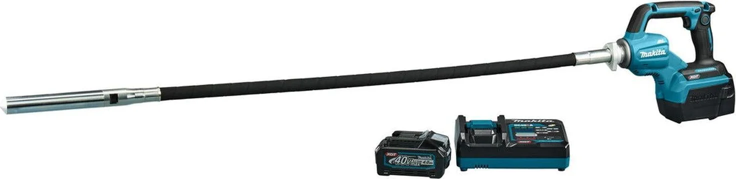 Makita VR003GM101 Accu Betontrilnaald + 32x1200mm Trilnaald XGT 40V Max 4.0Ah