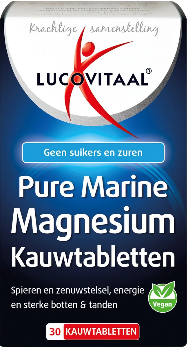 Lucovitaal Marine Magnesium 30 kauwtabletten