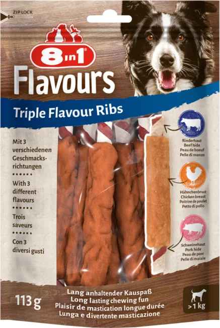 8in1 Triple Flavour Ribs 6 stuks