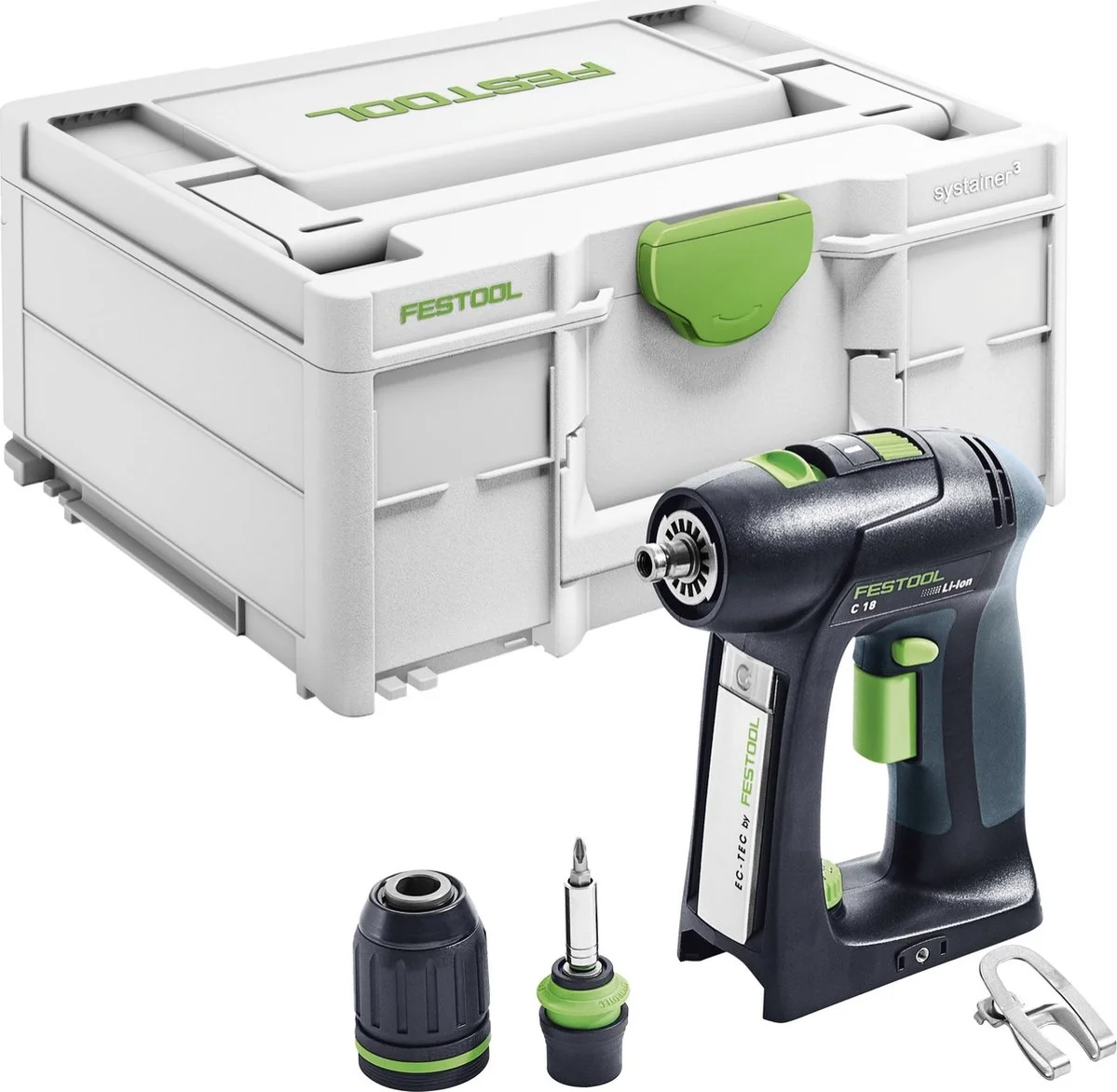 Festool C 18-Basic Accu Schroefboormachine 18V Basic Body in Systainer - 576434