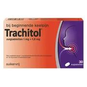 Trachitol Zuigtabletten - bij beginnende keelpijn 30TB