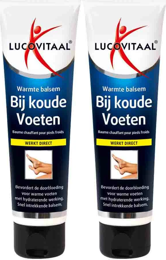 2x Lucovitaal Voeten Warmte Balsem 75 ml