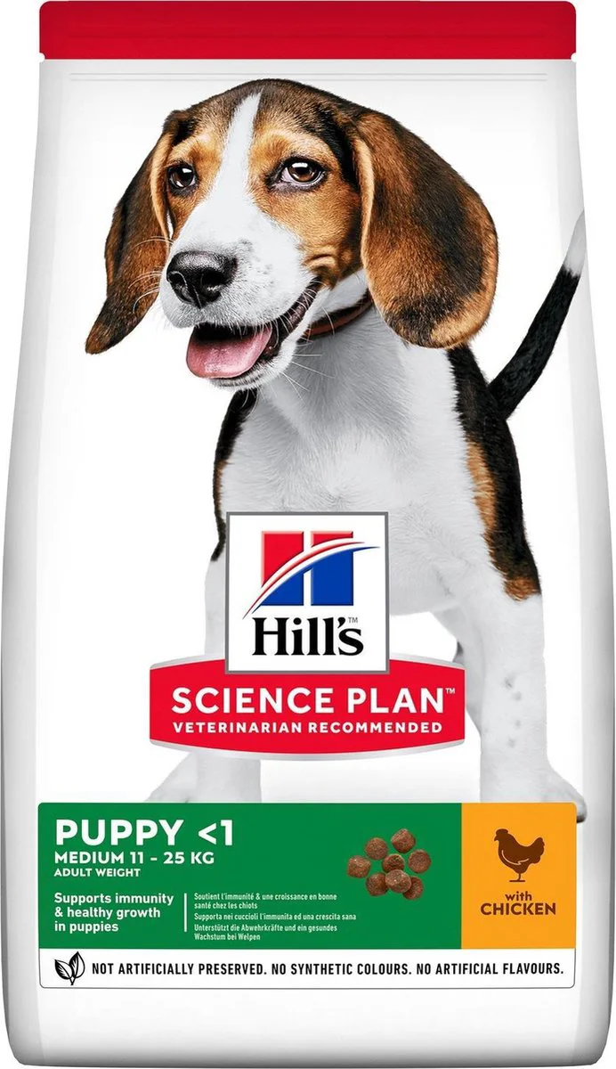 Hill's Science Plan Hondenvoer Puppy Medium Kip 2,5 kg