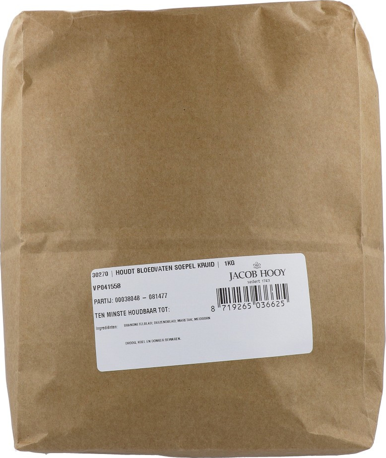 Jacob Hooy Houdt Bloedvaten Soepel Kruid 1KG